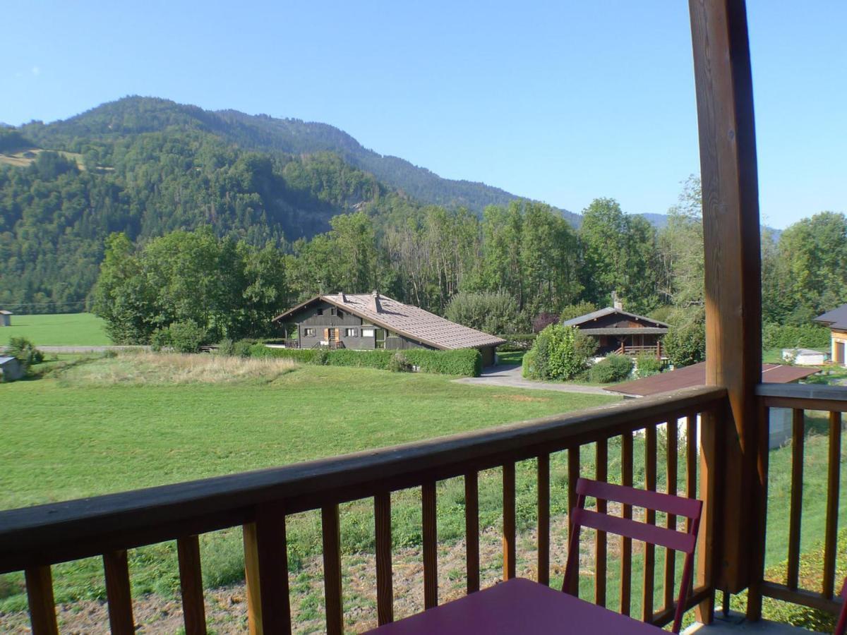 Samoëns Duplex Confortable Avec Balcon Sud, Animaux Admis Et Parking - Fr-1-629-133 מראה חיצוני תמונה